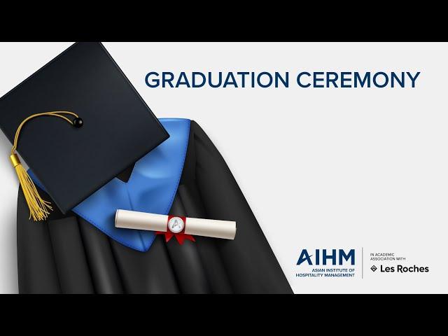 AIHM Graduation Ceremony