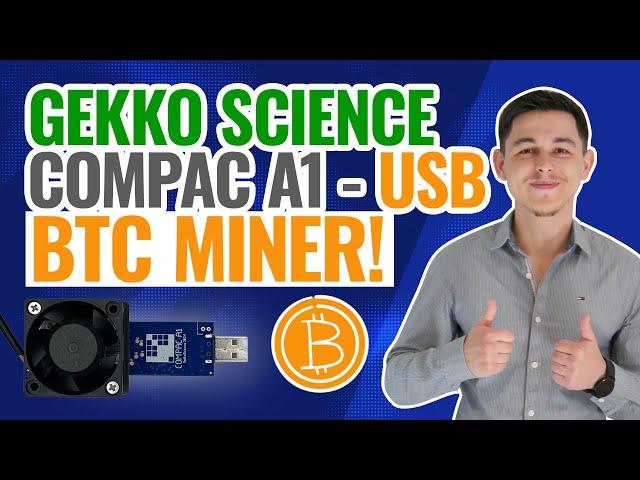 Gekkoscience Compac A1 USB Bitcoin Miner mit 450GHs Review