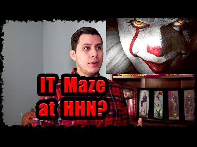 Halloween Horror Nights  2018 Update #2 IT Maze?