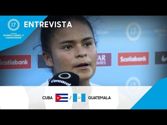 Campeonato Femenino Sub-17 2022 GS Entrevista | Briana Valenzuela jugadora de Guatemala