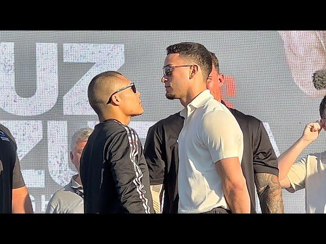 PITBULL CRUZ VS RAYO VALENZUELA HEATED FACE OFF!! RAYO LAUGHS AT PITBULL