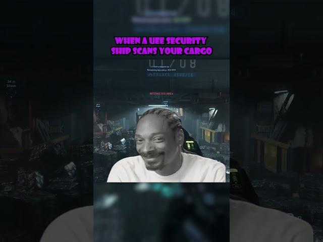 When UEE security scans your cargo #starcitizen #memes #funny #gaming #security #snoopdogg