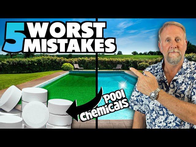 Top 5 Chemical MISTAKES Hurting Your Pool!