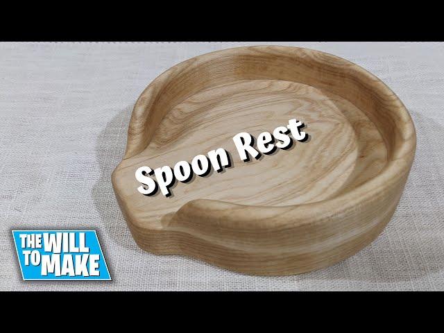 How To Build A Spoon Rest For The Kitchen | Woodworking | DIY | The Will To Make