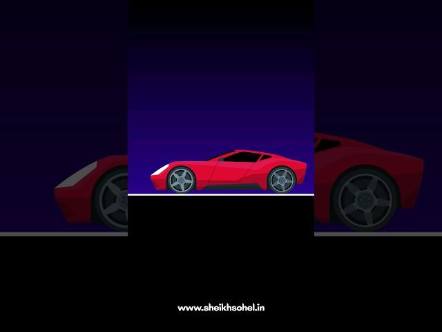 vroom vroom - car animation by sheikh sohel. #motiongraphics