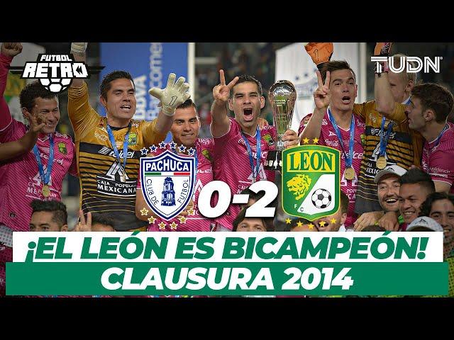 Futbol Retro: ¡Histórico! ¡El león es bicampeón! | Pachuca 0 - 2 León - Final CL 2014 | TUDN