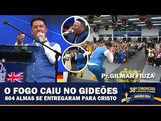 Pr Gilmar Fiuza  Gideões 2024 -Meu Deus! A unção foi tremenda, foram mais de 800 pessoas para Jesus!