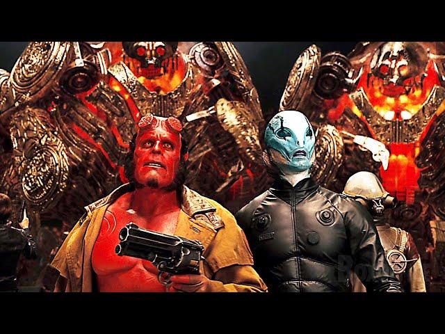 Epic golden robot army battle | Hellboy 2: The Golden Army | CLIP