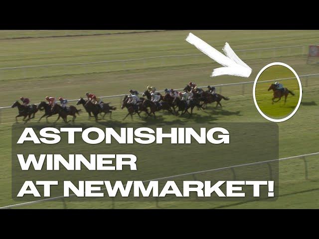  "I don't know how that happened," says winning jockey!