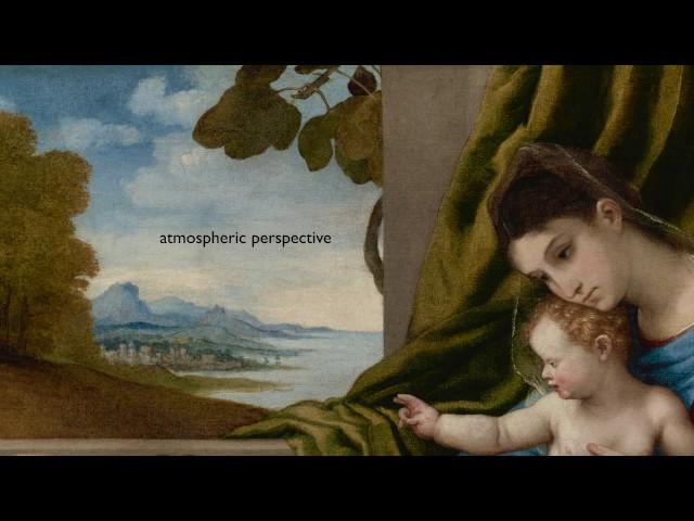 What is atmospheric perspective?