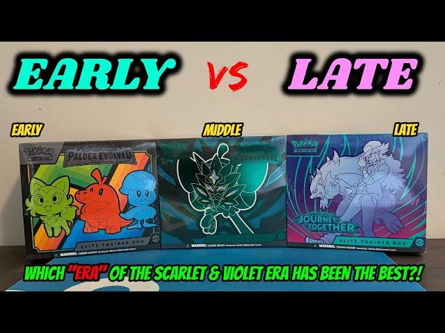 EARLY ERA S&V Elite Trainer Box vs. LATE ERA S&V Elite Trainer Box -- Which S&V Era has BEST PULLS?!