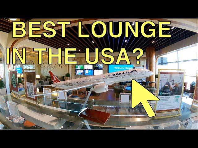 The BEST Airport Lounge at Washington Dulles? Turkish Airlines Lounge IAD