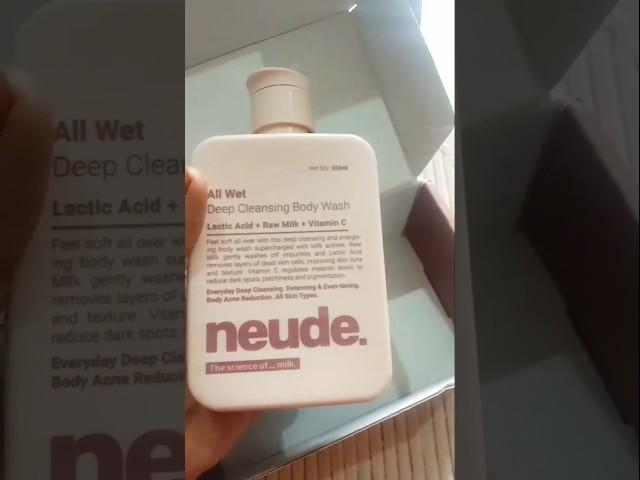 Neude. The science of milk body wash