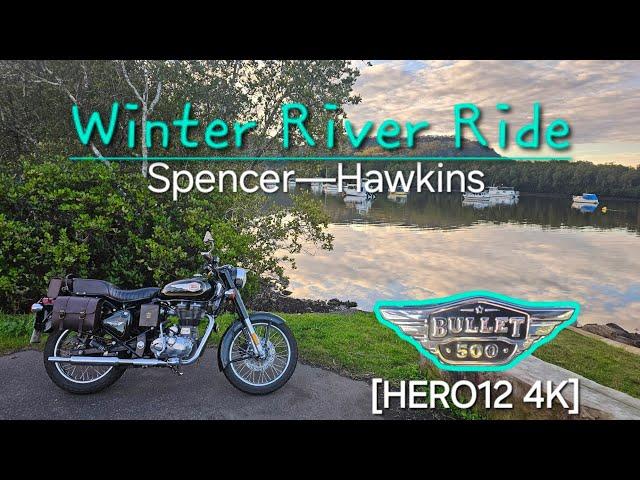 ROYAL ENFIELD BULLET 500 | WINTER RIVER RIDE