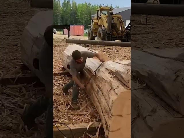 How custom log homes are built. #LogHomes #Homes #Construction