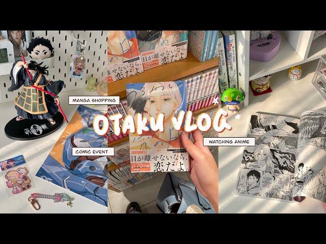 VLOG • days in an otaku life | manga shopping, comic event & more!