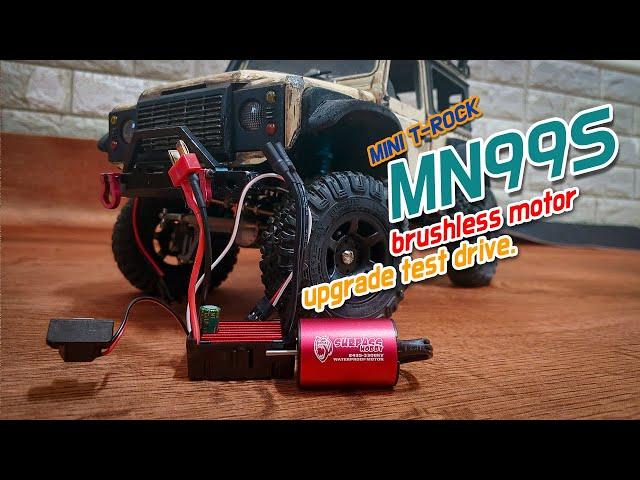 Rc cars / Mn99s Brushless motor upgrade.  / mn99s 브러쉬리스 모터 업그레이드 하기.