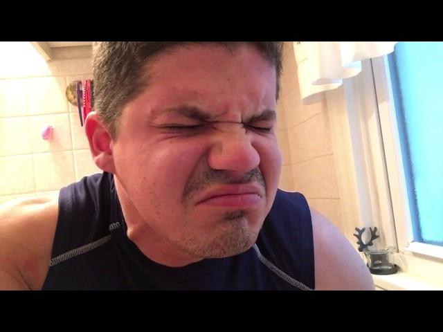 Nasty fart rip on toilet