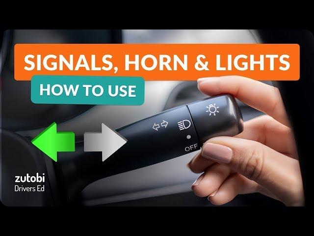 How to use Turn Signals, Lights, Hazard Lights & Horn