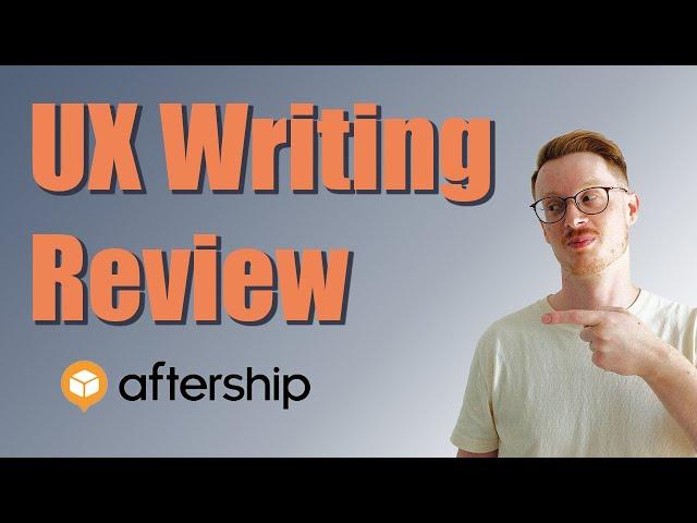 UX Writing Review | aftership