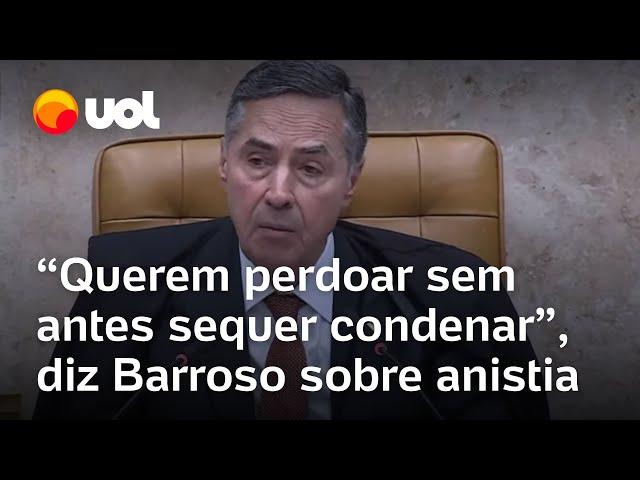 Barroso condena atentado ao abrir sessão no STF e cita ataques de bolsonaristas: 'Mais uma cicatriz'