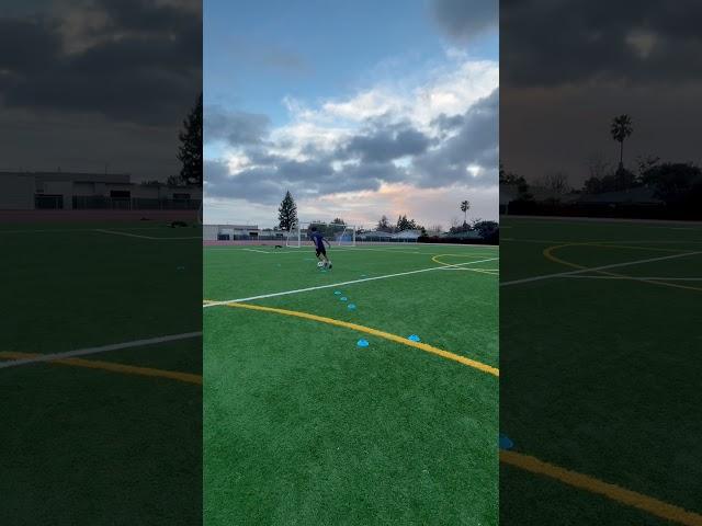I’m posting a video tmr! #soccer #football #training #mlsnext #ecnl #drills #youtubehighfive