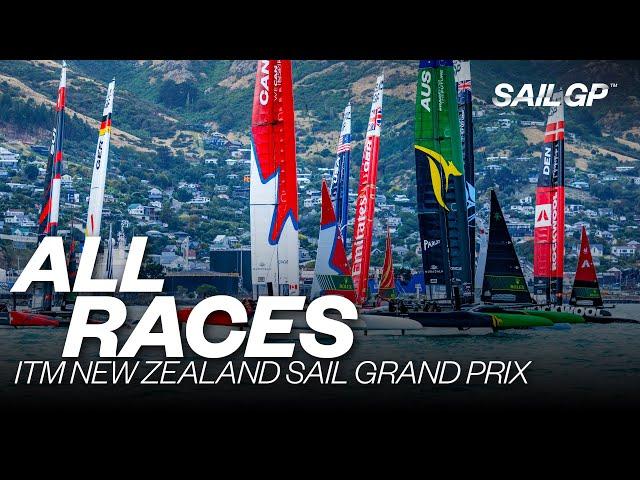 ALL RACES | 2024 ITM New Zealand Sail Grand Prix | Races 1 - 3 & Final | SailGP