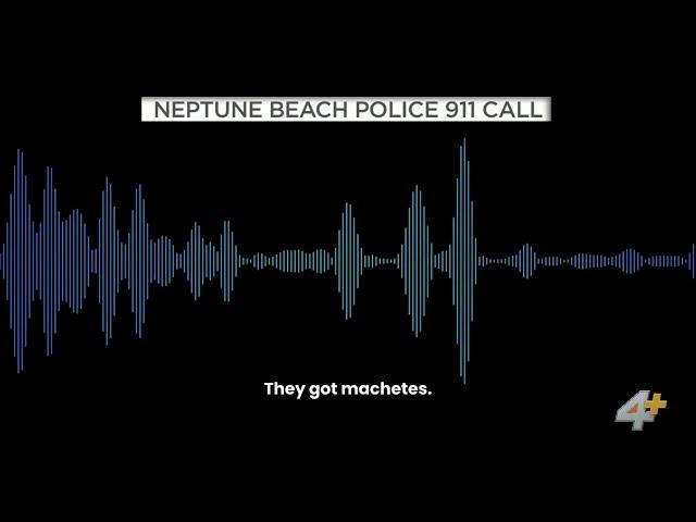 Neptune Beach Police 911 call describes moment teen pulls out machete at polling site