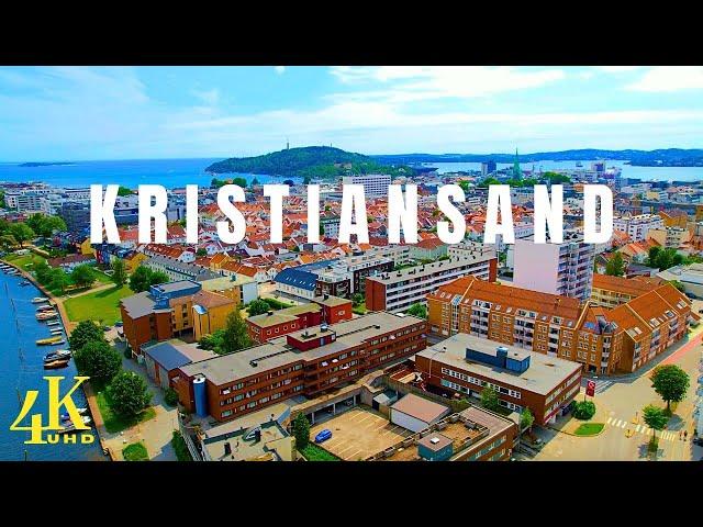 kristiansand, Norway  in 4K ULTRA HD | Drone Footage