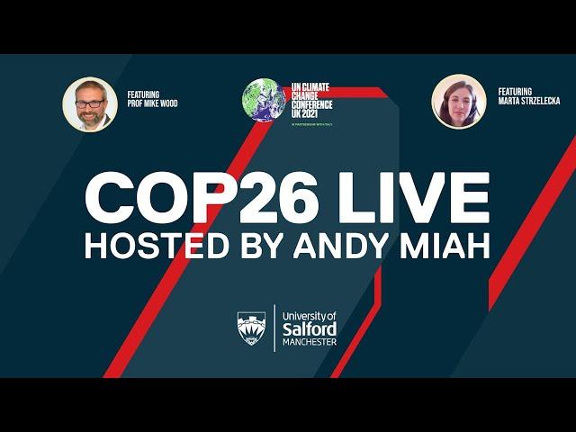 (5th Nov) Let's Talk About #COP26 with Prof Mike Wood #COP26Universities