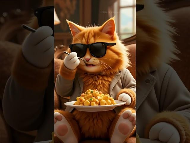 Delicious Meal for cute cat  #cats #kittens #pets #shorts #catvideos #catlovers #funny