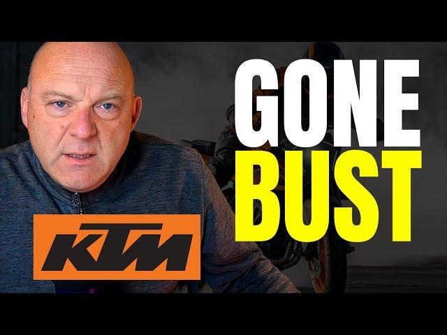 KTM Have Gone Broke | 90 Day Restructure To Save The Company