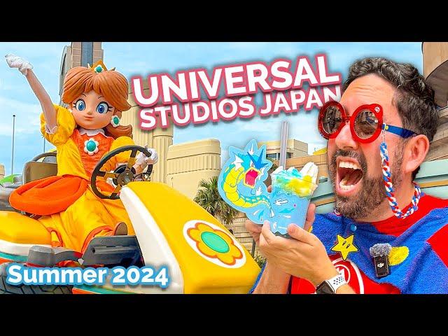 Universal Studios Japan Summer 2024 | Daisy Debut, Pokemon Food, & Merch Tour!