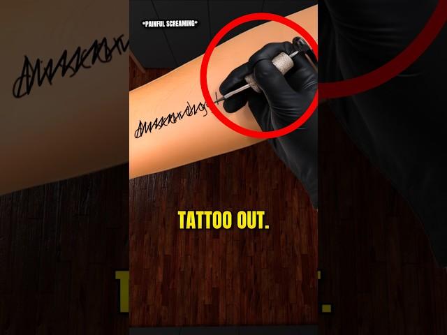 Man STEALS Tattoo, Instantly regrets it.