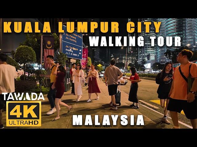 Kuala Lumpur city walking tour - MALAYSIA 4K UHD