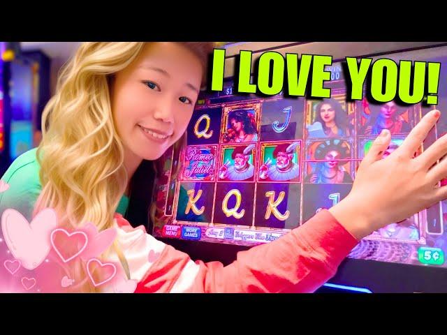 Falling IN LOVE With A Slot Machine: Romeo And Juliet Biggest Bonus Win Max Bet High Limit!