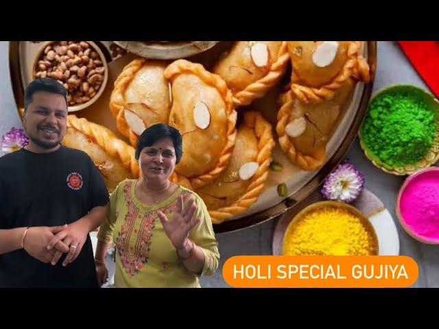 HOLI SPECIAL GUJIYA || HOME MADE QUICK AND EASY GUJIYA || TastyTalesBySarthakRohini