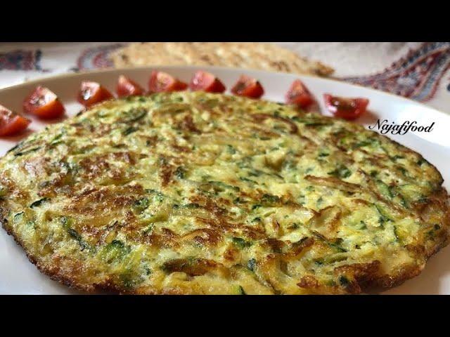 طرز تهیه ی املتِ کدو سبز zucchini Omelette