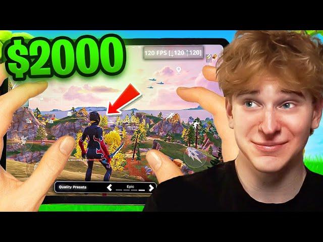Fortnite Mobile on The BEST iPad... (120FPS 4K Gameplay)