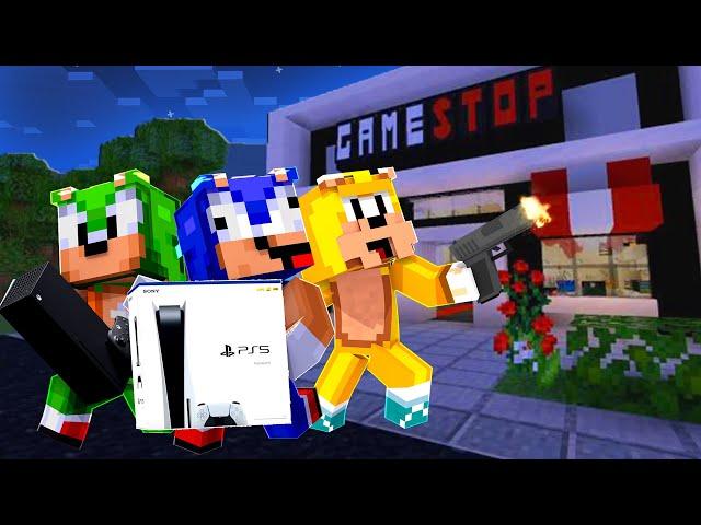 Minecraft - Sega Fun House - Baby Sonic ROBS A GameStop! [13]