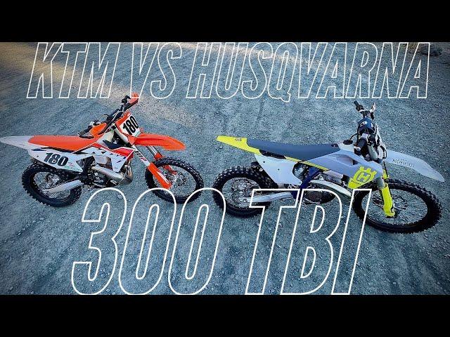 23 KTM 300 XC TBI  VS 23 HUSQVARNA TX 300 TBI