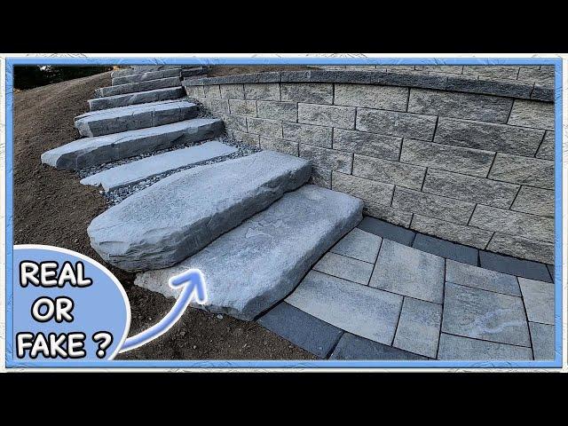 Building a Beautiful Staircase - (Nicolock) "Irregular Steps"