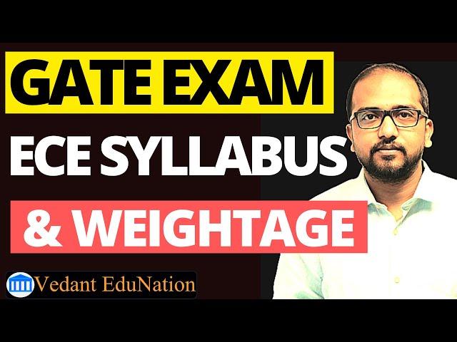 GATE ECE 2021 SYLLABUS AND WEIGHTAGE - GATE 2021 (Subjectwise marks distribution)