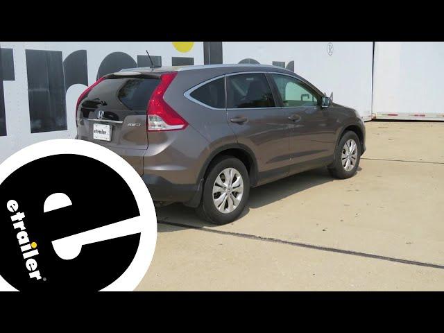 etrailer.com Trailer Hitch Installation - 2012 Honda CR-V