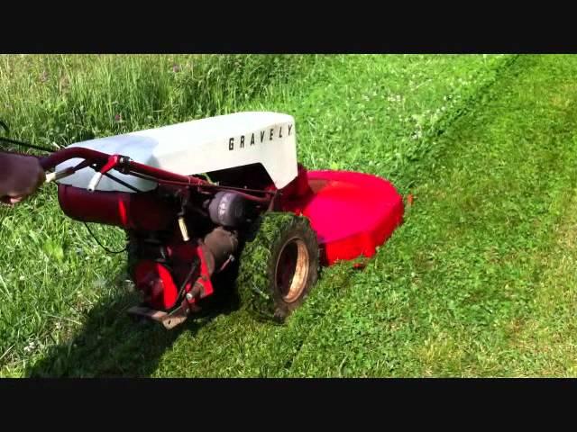 Video #6 Gravely Tractor Demonstration Series 1964 Gravely Tractor L8 30" Grass Mower