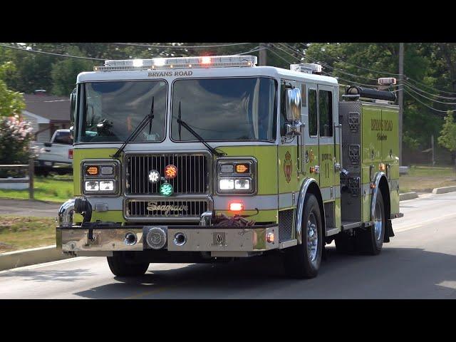 Bryan's Road Volunteer Fire Department Engine 112 Responding