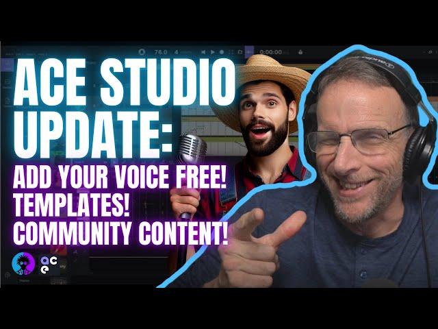 ACE Studio Update! Free Custom Voice, Community Content, Templates and more!