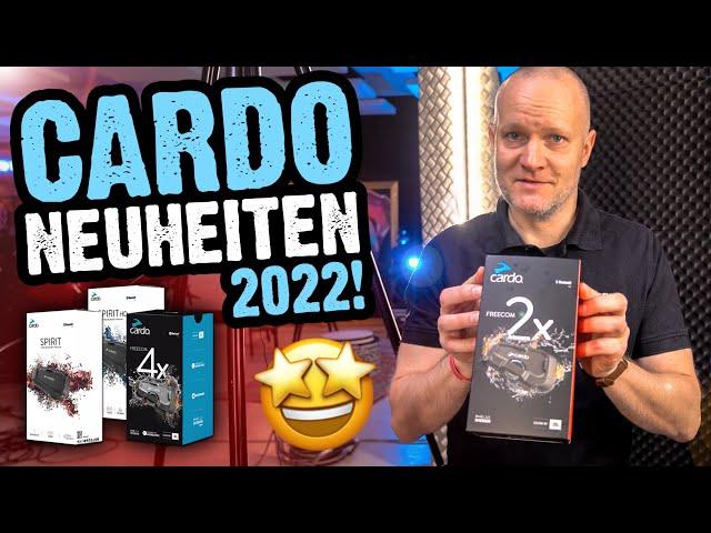 DEIN neues Kommunikationsgerät? Cardo Freecom und Spirit 2022!