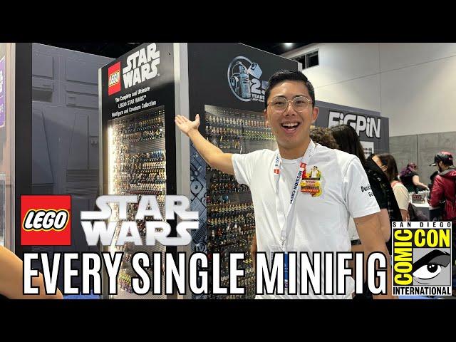 Every Single LEGO Star Wars Minifigure EVER: At Comic Con!