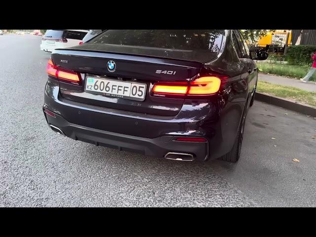 BMW 540 G30 - Full DEIKIN Exhaust - Valves are open